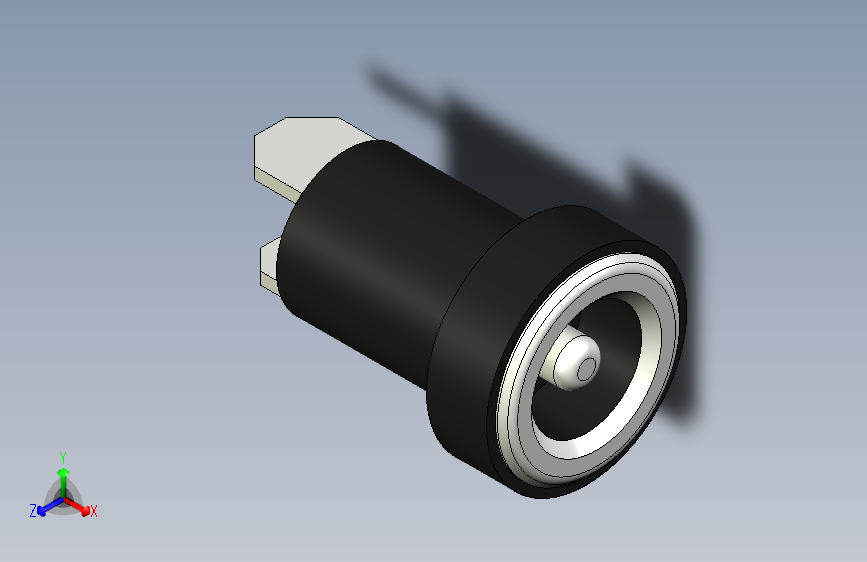 2.1mm 直流桶形插头 2针连接器