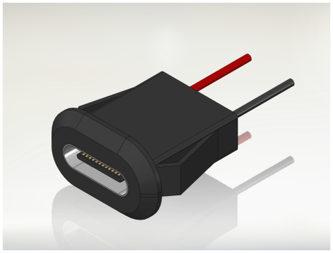 USB Type-C 母座独立连接器