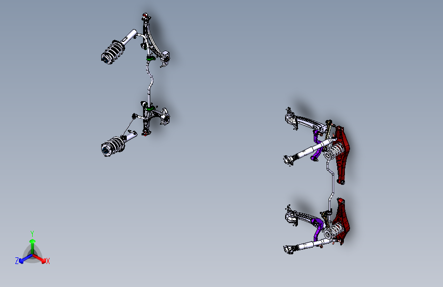 大众-途观-底盘Chassis_assy