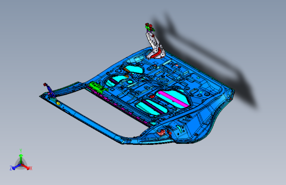 丰田-大霸王-05_左滑移门总成_SLIP DOOR ASSY LH