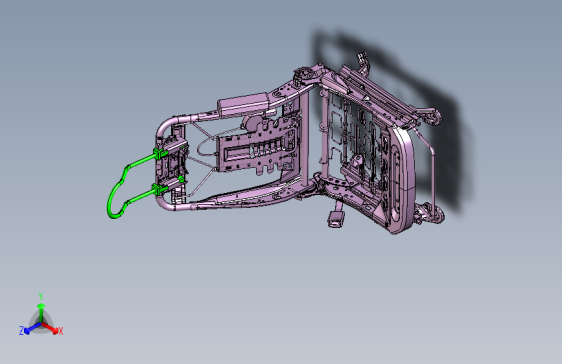 丰田-普锐斯-座椅-011002 - Front Seat Frame