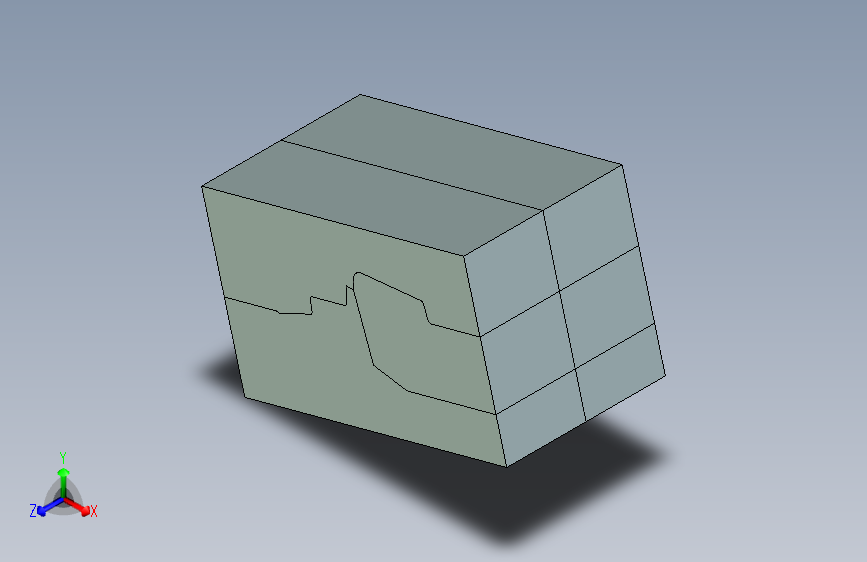 塑料椅子模具3D数模图纸 x_t格式