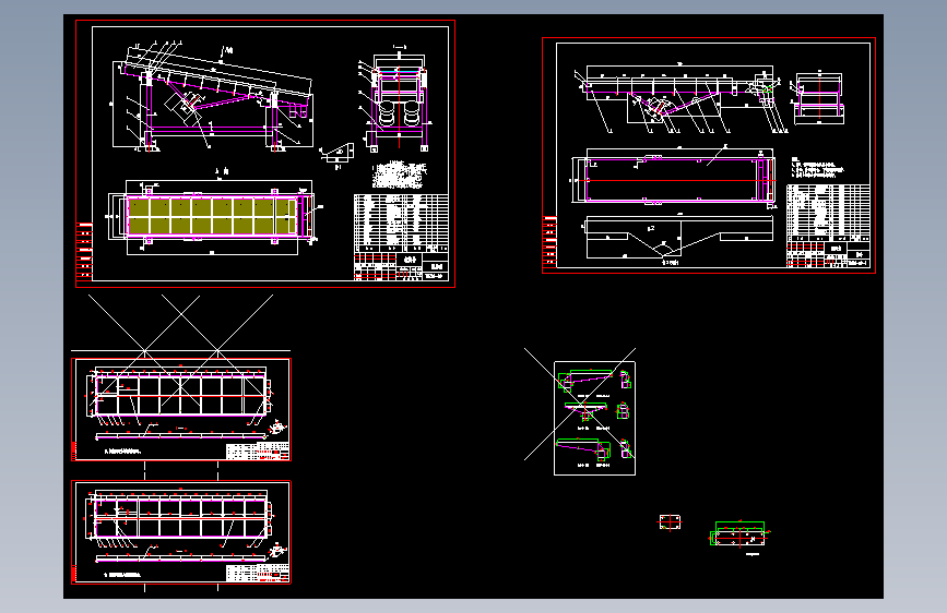174140-振动筛CAD图纸模型