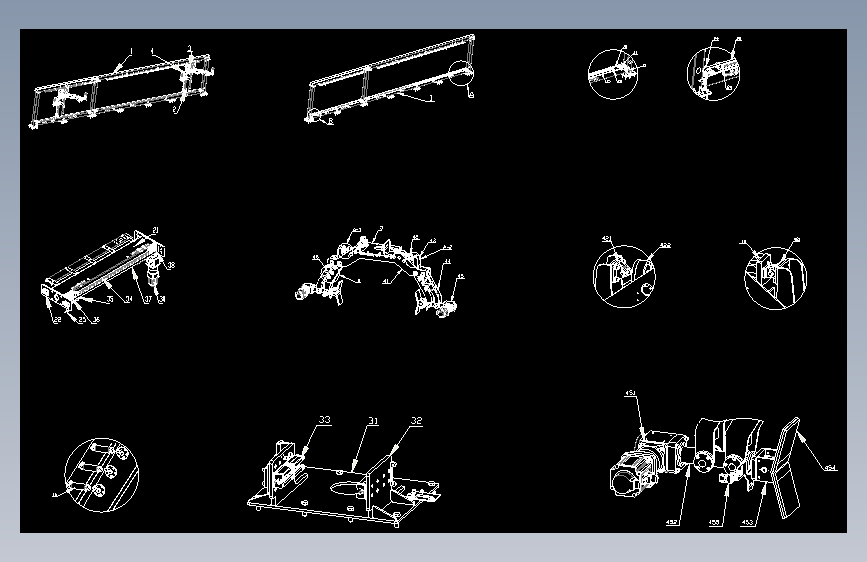 侧方位夹取式机械手