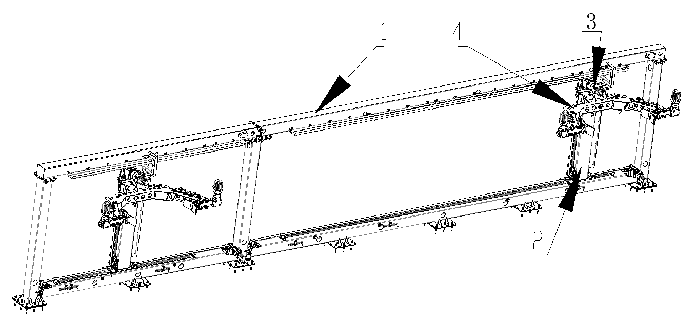 侧方位夹取式机械手