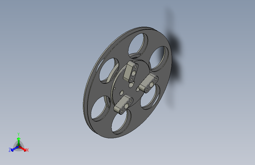 2018SOLIDWORKS1001收料盘