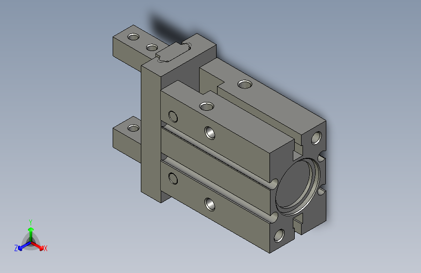 2018SOLIDWORKS1304Z脱铝箔夹头气缸