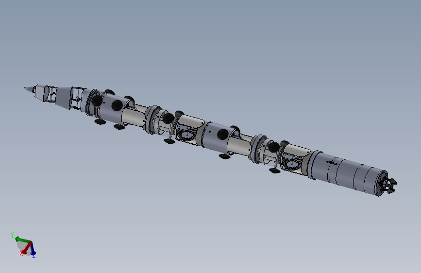 蛇形搜救机器人的原理机构设计【SOLIDWORKS】【可携带的齿轮式蛇形搜救机器人】215206=250