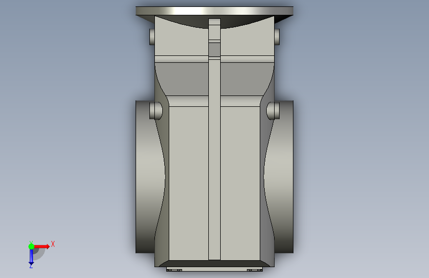 FKA57T-20-15KW-_带扭力臂-空心轴安装-2 俯视图