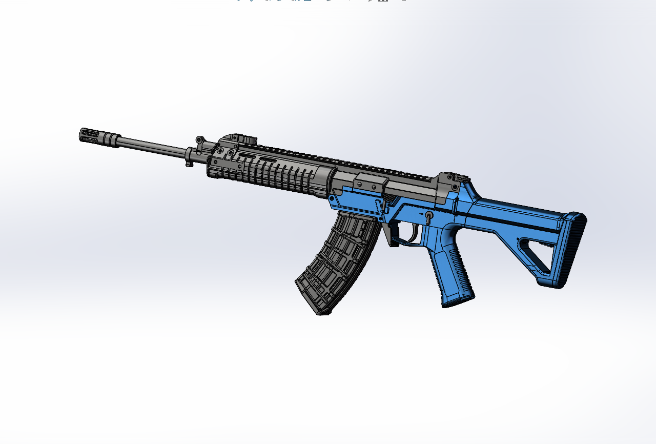 191步枪教具建模模型