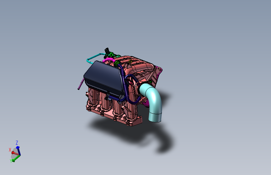 燃油混合气分配进气歧管1513914=30