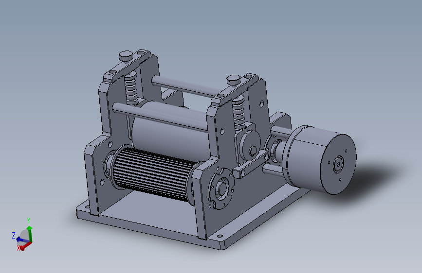 坯布张力传送机构