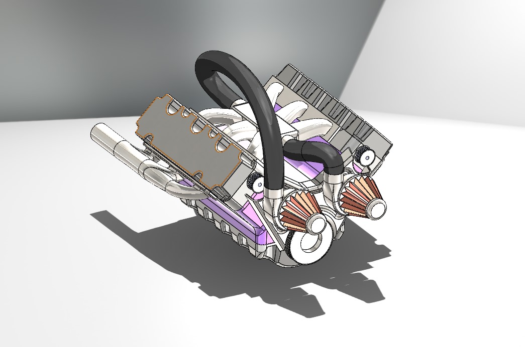 V6汽车发动机