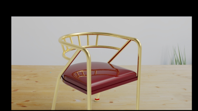 焊接件的椅子（现代家具）