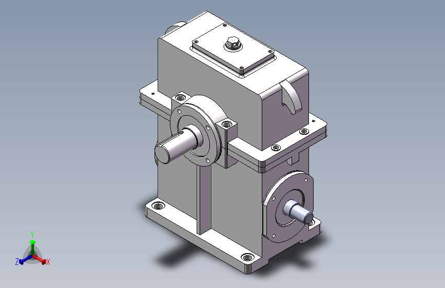 702810-一种蜗轮蜗杆减速箱
