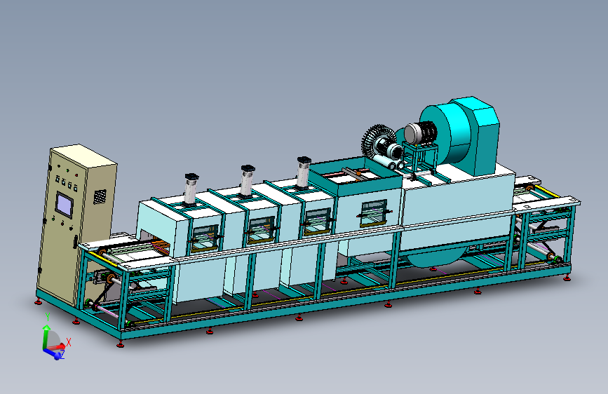 726181-网带步进式超声波清洗机