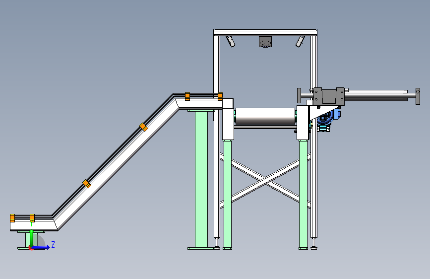 695104-四面扫码分拣皮带输送机(160)