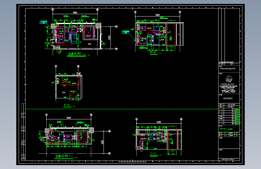 南通国贸暖通系统施工图（CAD）