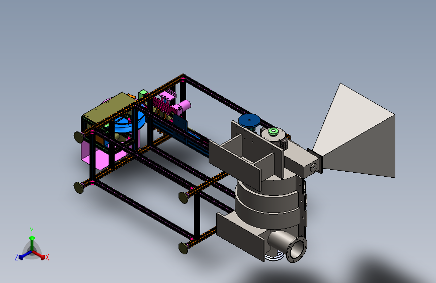 自动收杯机总装配体