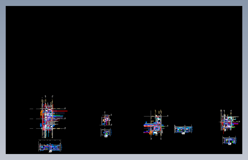 C1-CG-CSD-103-2空调机房综合平面图及剖面图（二）