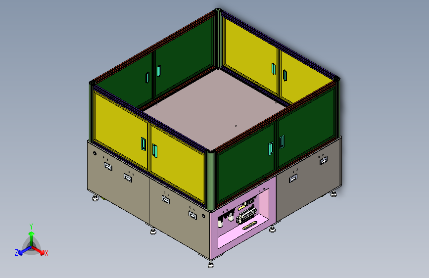非标机架护罩模型