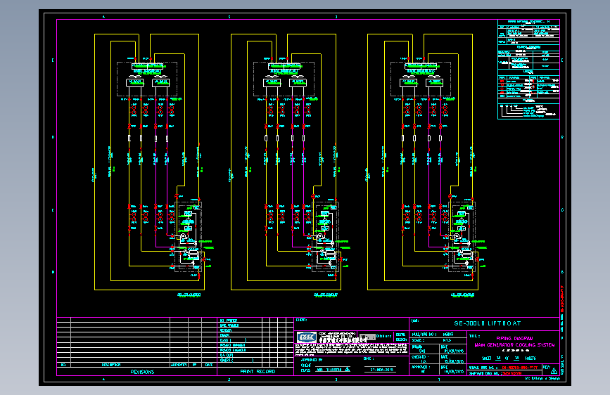 DD-WO203-DWG-P127主发冷却系统图（3M341025TB）