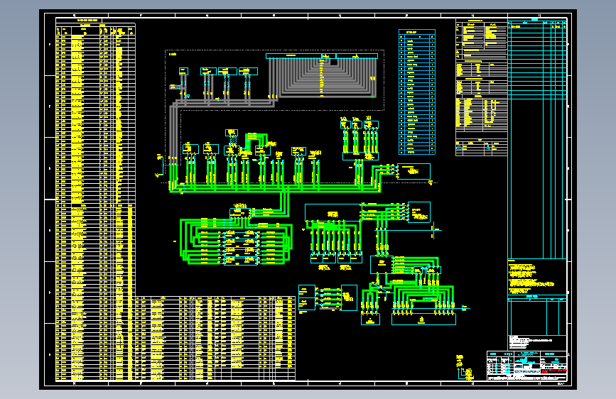 HP6001-P751-012 P&ID - HYDRAULIC SYSTEM FOR DRILL液压系统（钻台及悬臂梁