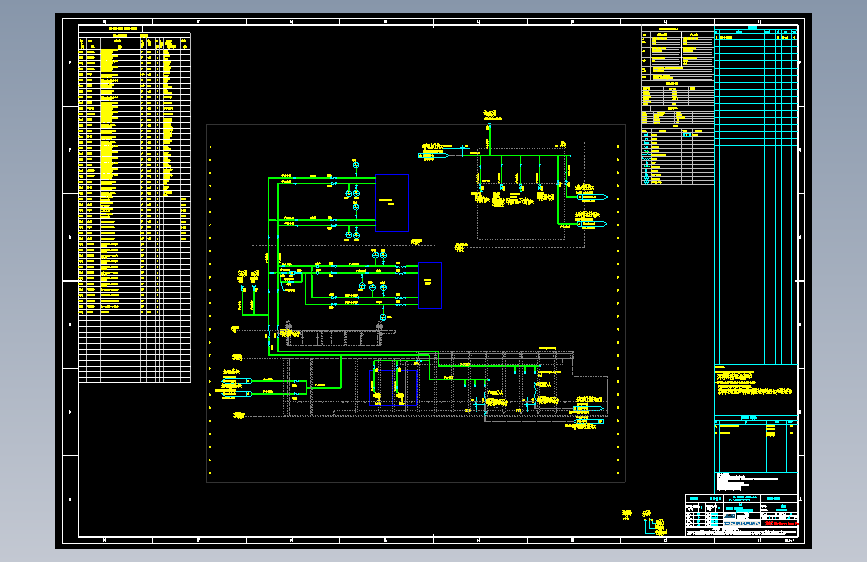 HP6001-P751-002 P&ID – SEA WATER SYSTEM FOR DRILL FLOOR AND CANTILEVER辅机冷却水系统