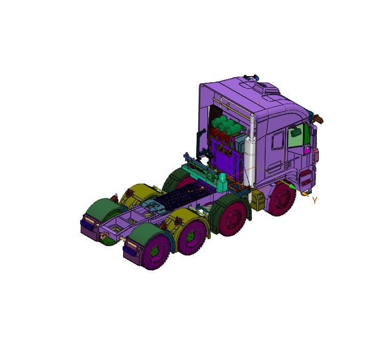 8×8全驱高机动性军用卡车