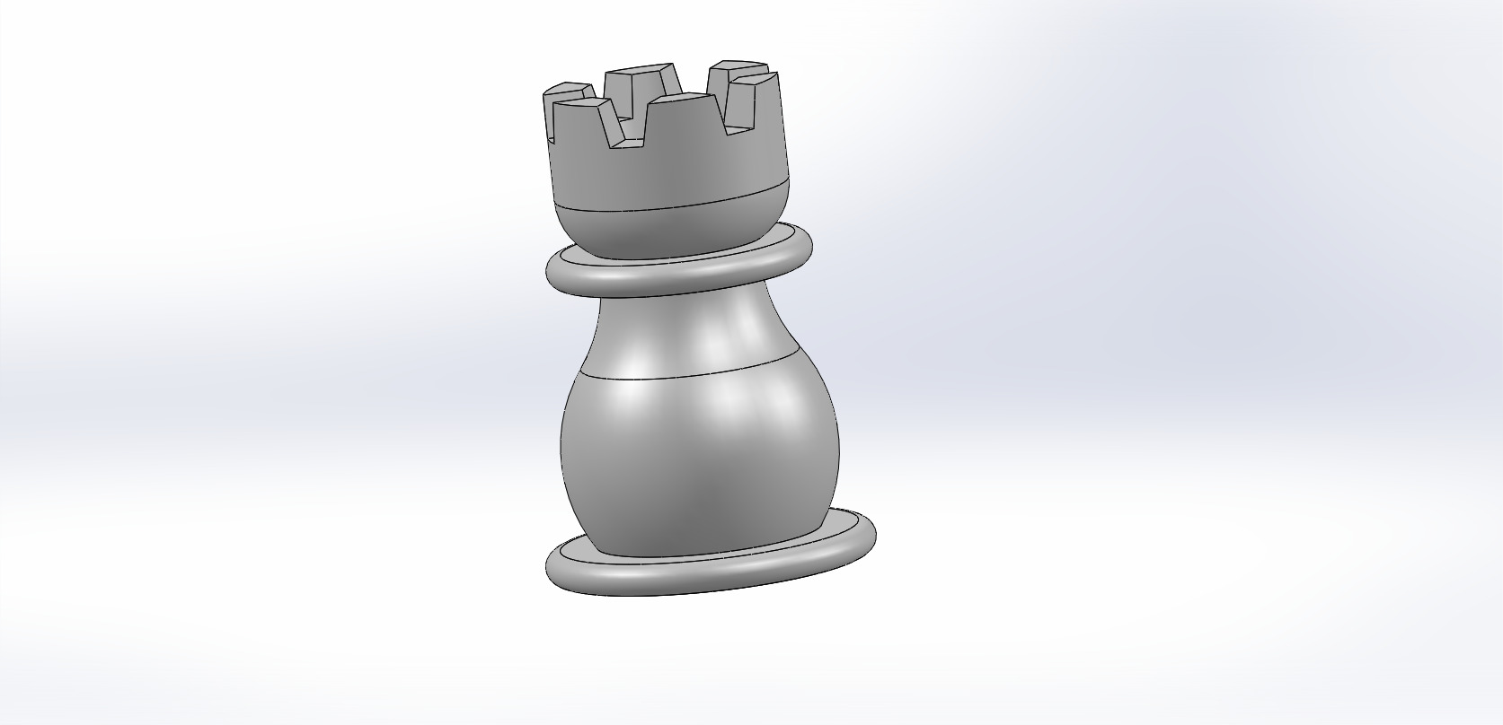 国际象棋零件的Solidwork 3D模型