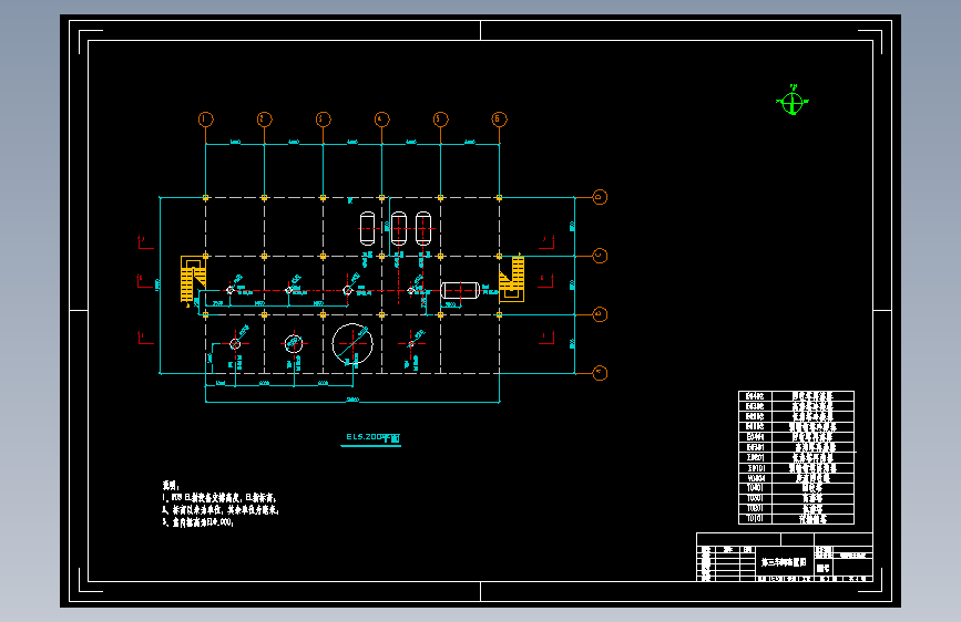 化工第三车间设备布置图