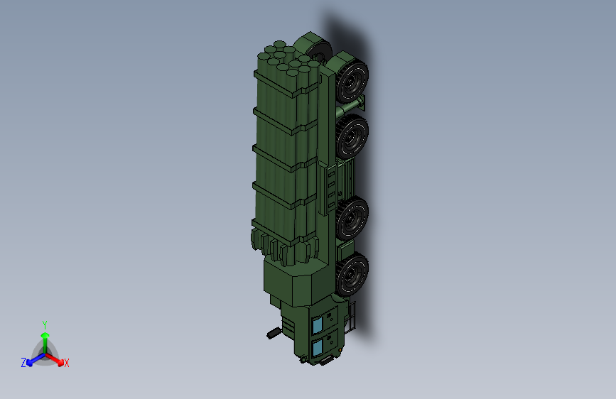 BM-30龙卷风火箭炮玩具模型