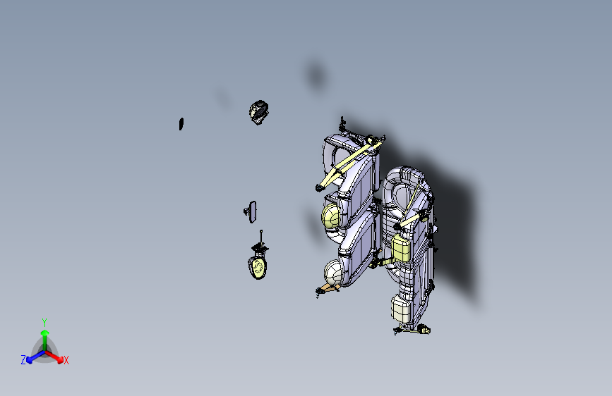 长安-奔奔-座椅Accessory-3DXML