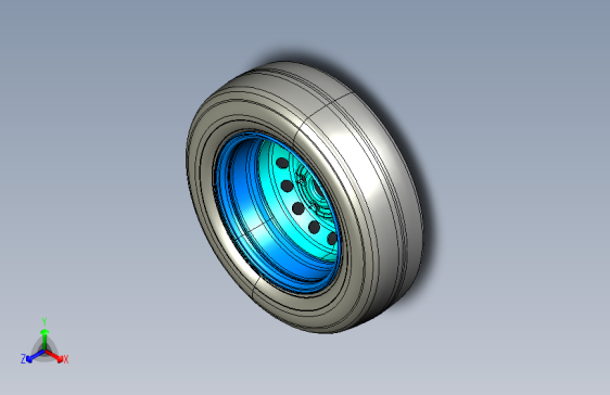 吉利-帝豪EV450-底盘-SPARE WHEEL