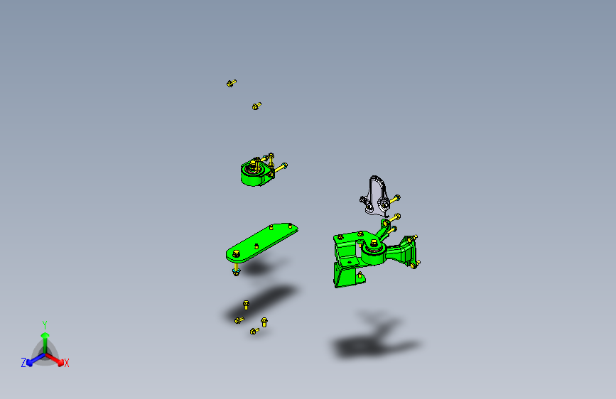 吉利-帝豪EV450-底盘-POWERTRAIN-MOUNTING-ASSY