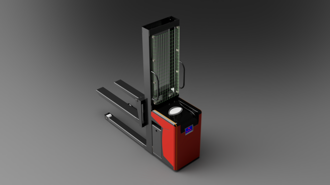 自动导引车 (AGV) 叉车 – Fusion 360 型号