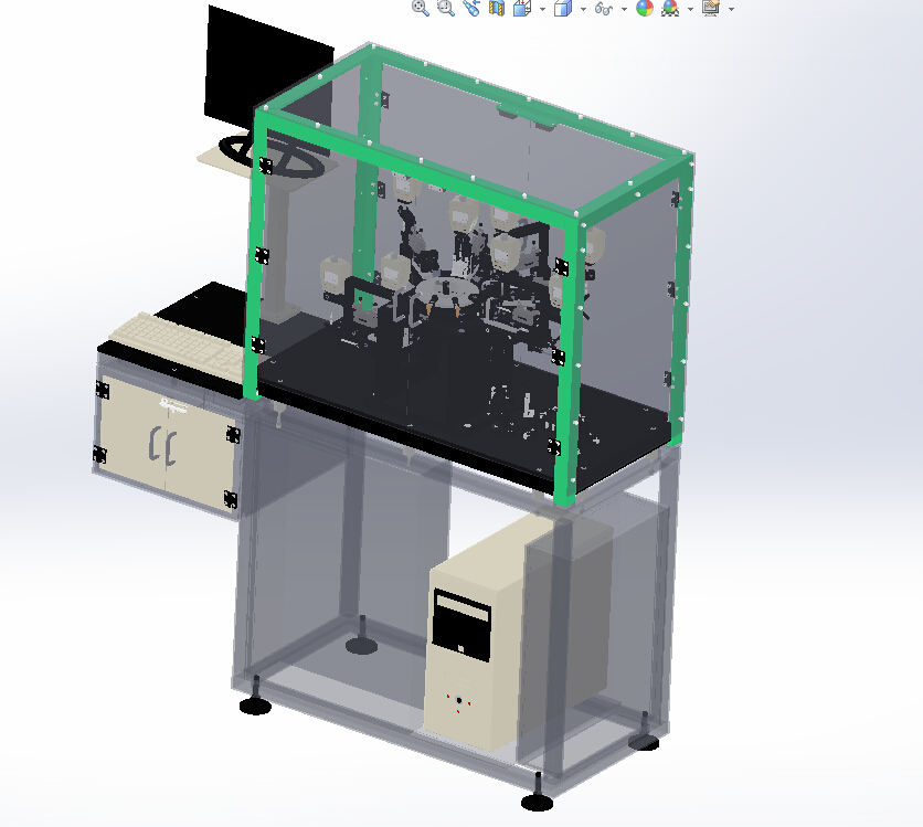 三坐标测量机 3D模型SolidWorks三维设计图