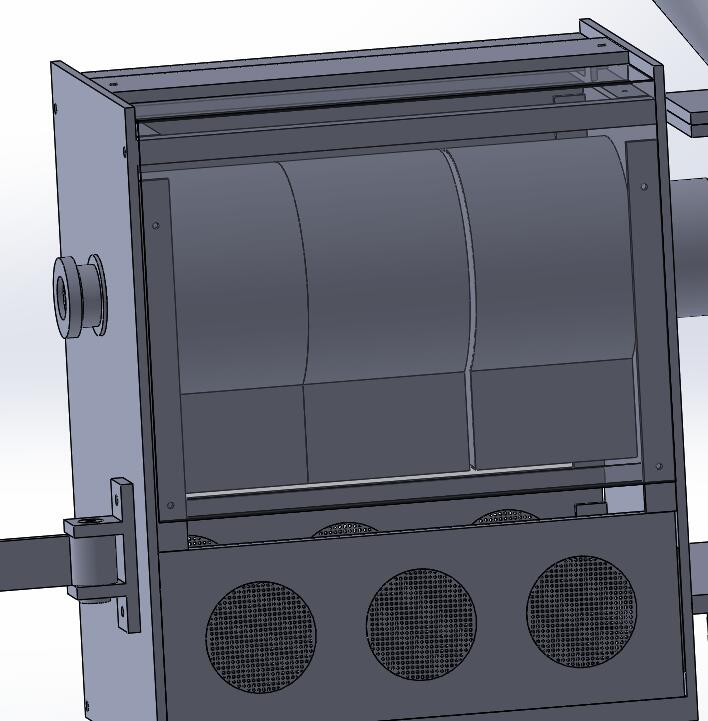 实验室用小型单螺杆挤出机 3D模型SolidWorks三维设计图