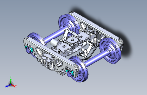 K6转向架模型 货车转向架==484612