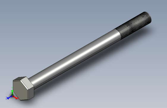 m15 六角螺栓 长度200mm