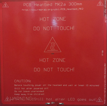 PCB 热床 MK2a 300x300