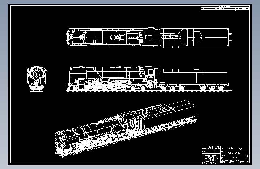 SAR 25NC 蒸汽机车
