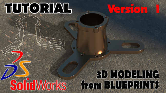 SolidWorks教程 – 通过三种方式从蓝图进行3D建模