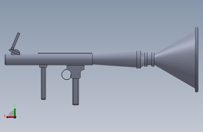 TF2 存货火箭发射器(无颜色) 背面视图