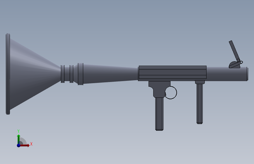 TF2 存货火箭发射器(无颜色) 正面视图