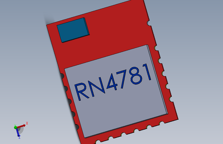 微芯 RN4871 蓝牙模块