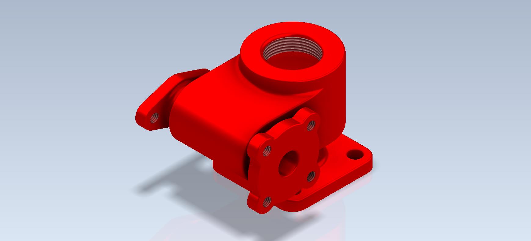 3D CAD 基本练习_ 阀体_ 阀体_ Autodesk Inventor Pro