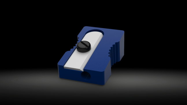3D 铅笔削笔器模型