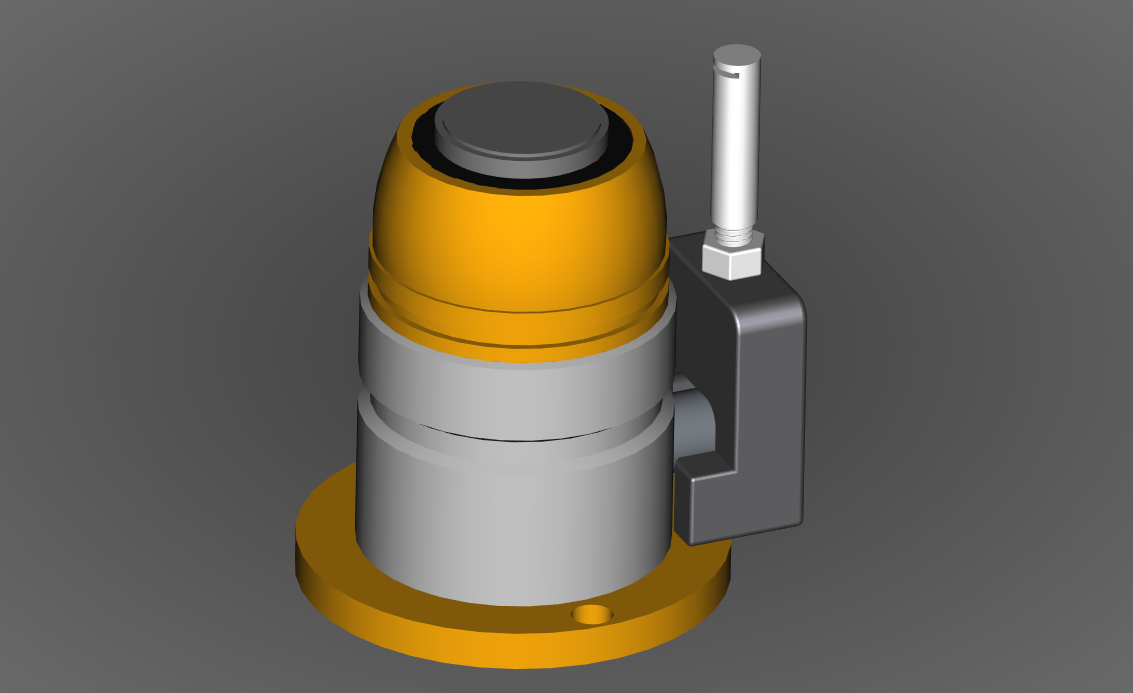 CNC 工具设置器带空气管