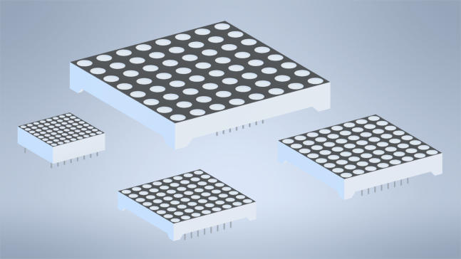 LED 矩阵 8x8